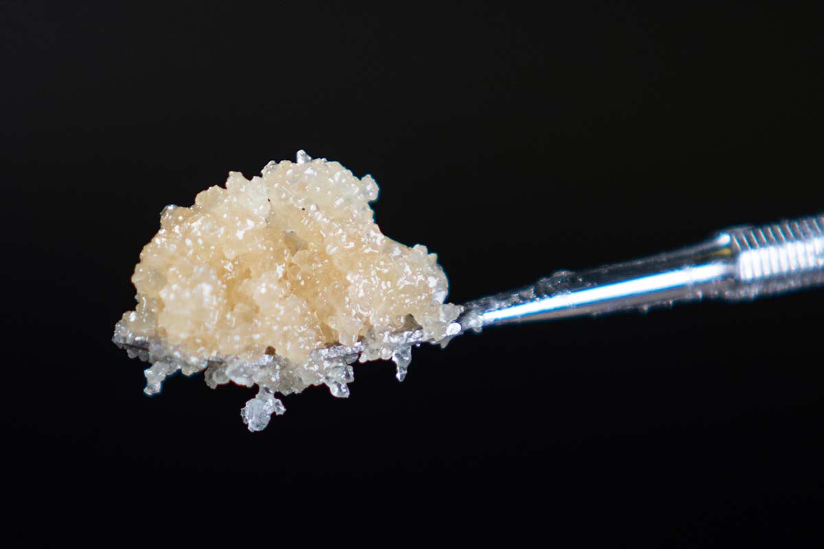 Macro photo of cannabis concentrate