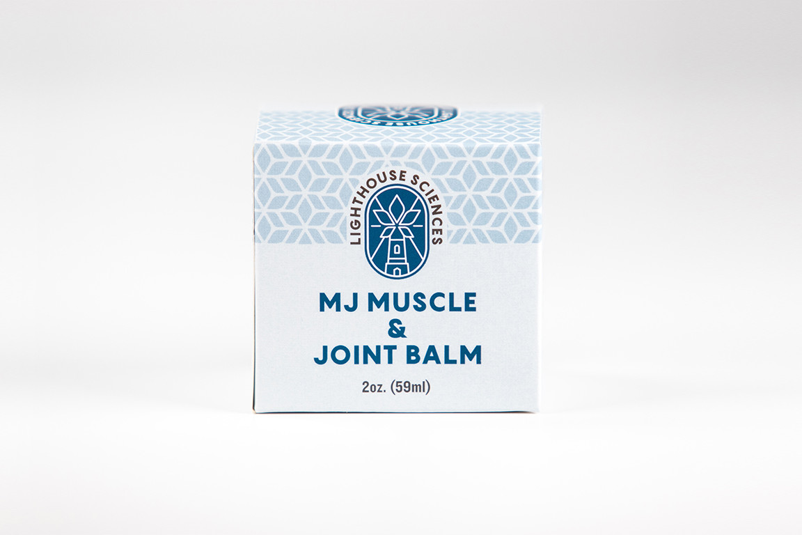 Box of Lighthouse Sciences MJ Muscle & Joint Balm